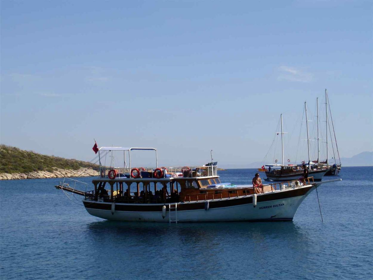 Daily Boat Trip Bodrum Peninsula Lunch 