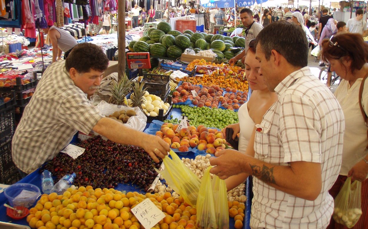 Koycegiz Market by Boat from Sarigerme