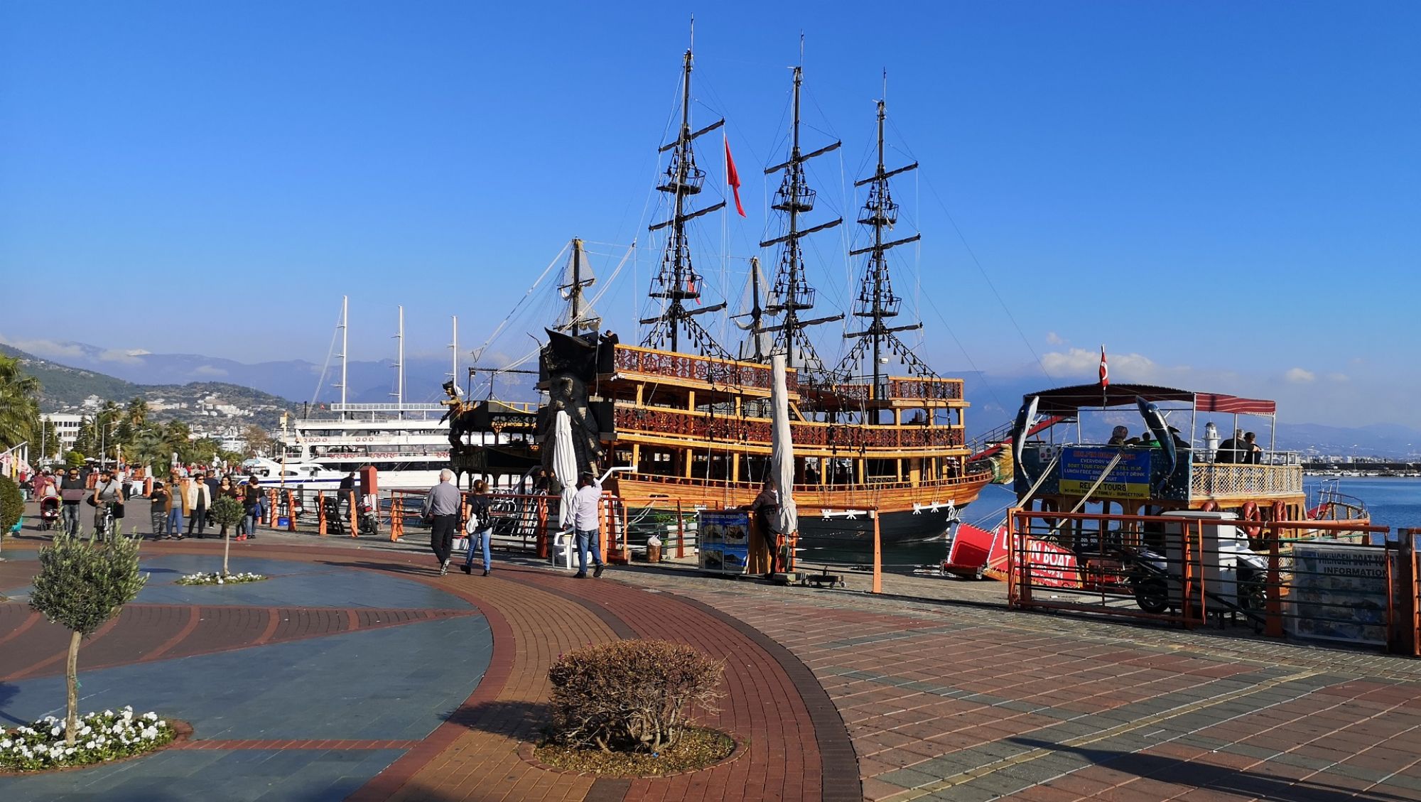 open top bus tour alanya