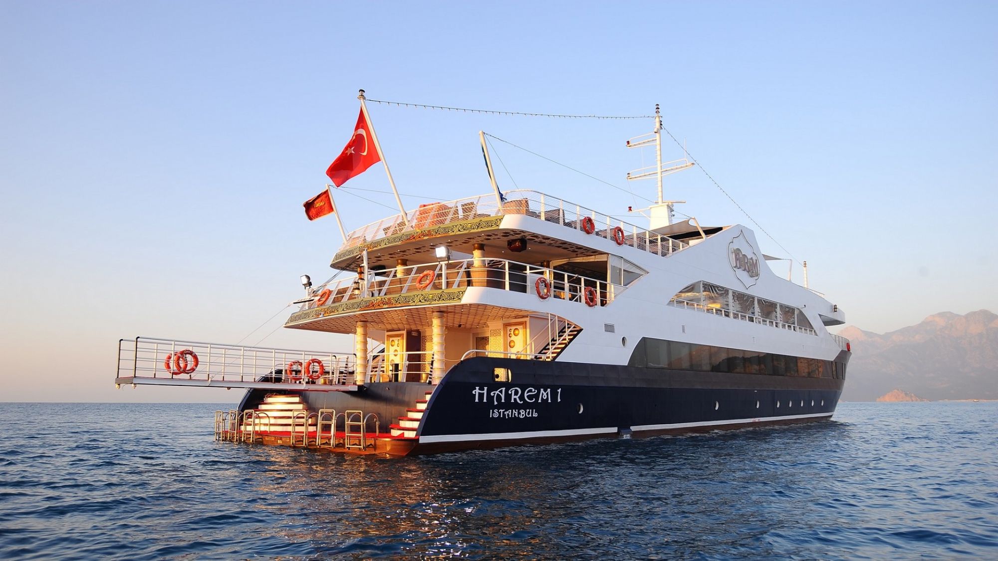 blue cruise boat tour antalya