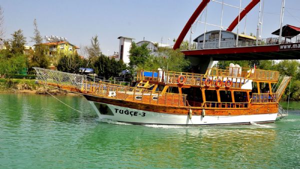 Manavgat Boat and Market from Antalya