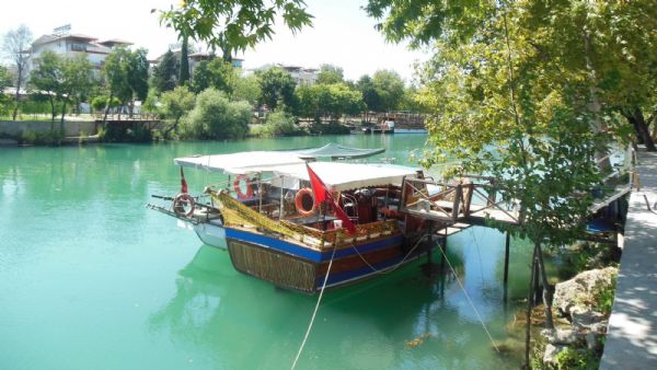 Manavgat Boat and Market from Antalya