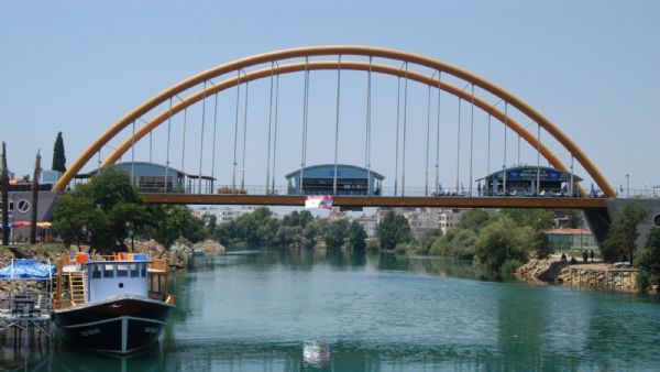 Manavgat Boat and Market from Antalya