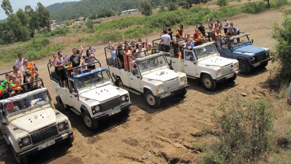 Marmaris Jeep Safari, Waterfall, Jesus Beach