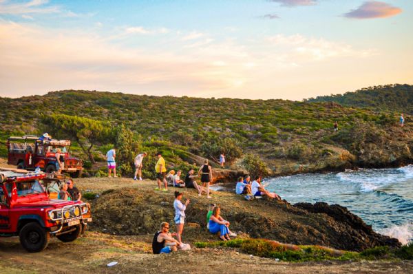 Sunset Pleasure and Swim with Barbeque Dinner (4x4 Jeep)From Marmaris